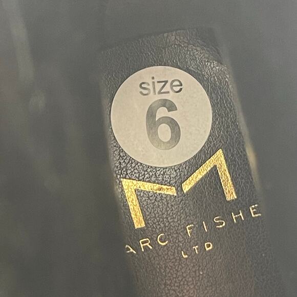 Marc Fisher LTD Boots Size 6 Haylian Point Toe Ankle Reptile Print Metallic Heel - Picture 14 of 15